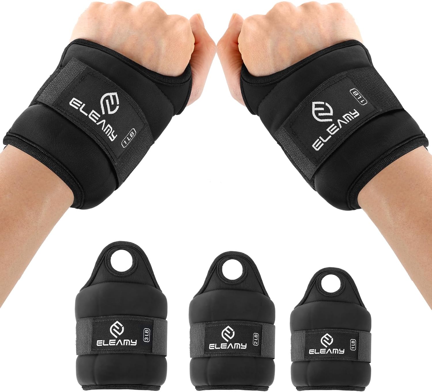 ELEAMY Wrist Wraps for Weightlifting